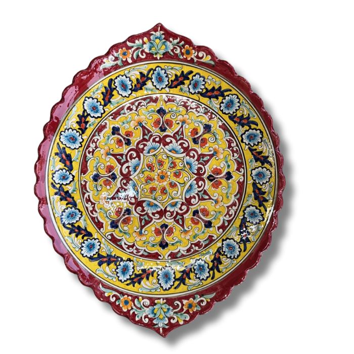 Çıxıntılı Özbək boşqabı 42 sm