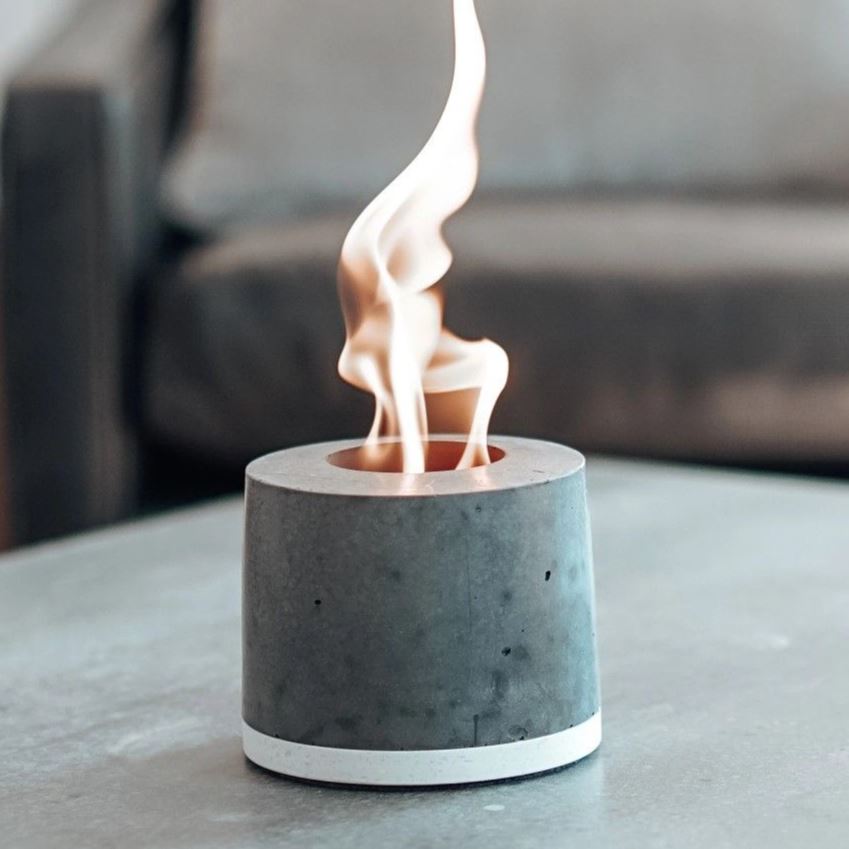 Mini beton Şöminə