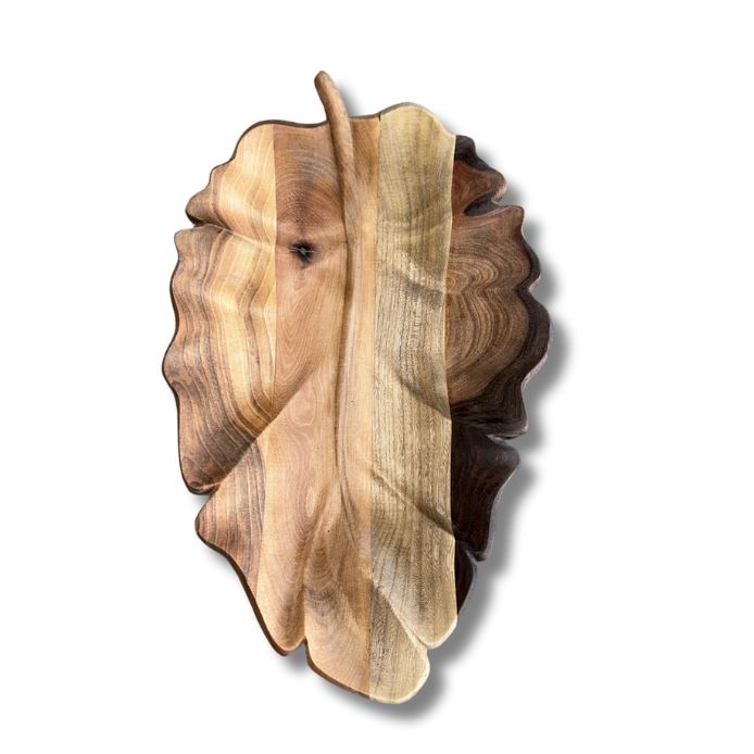 тарелка в форме листа 004