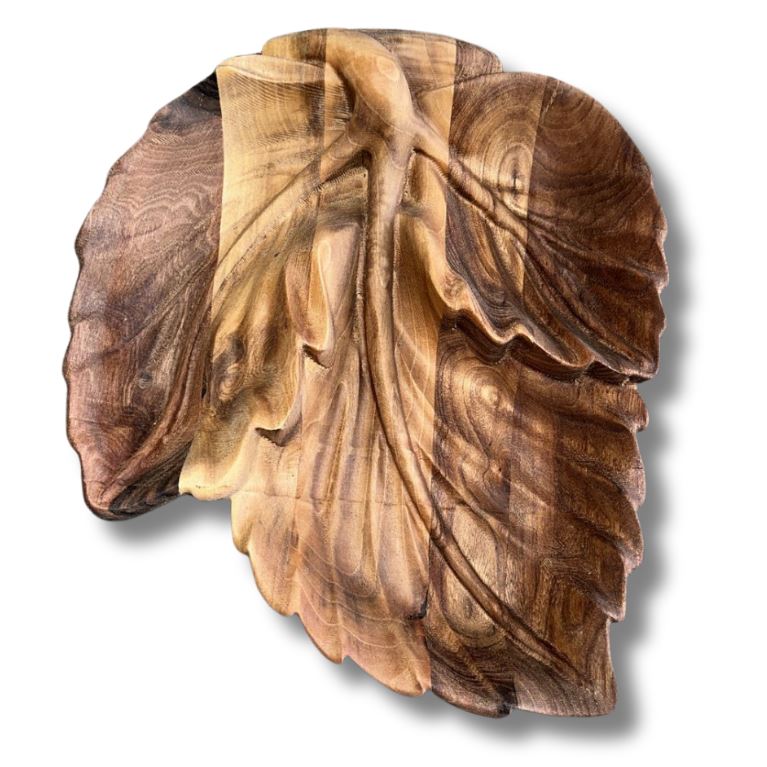 тарелка в форме листа 005