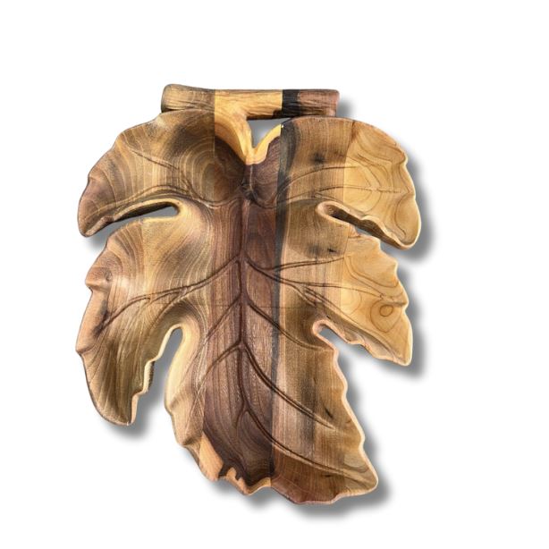 тарелка в форме листа 006